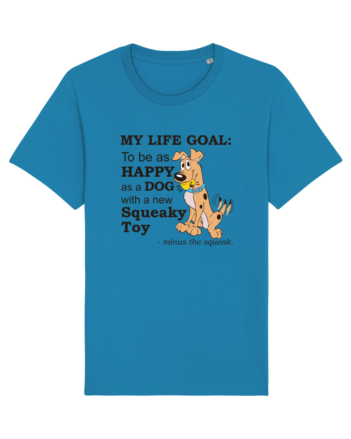 Tricou mânecă scurtă Unisex Rocker Azur
