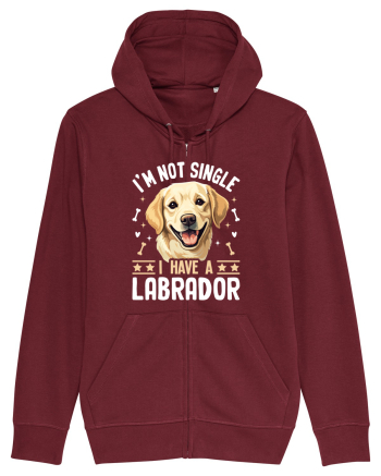 I'M NOT SINGLE I HAVE A LABRADOR Burgundy