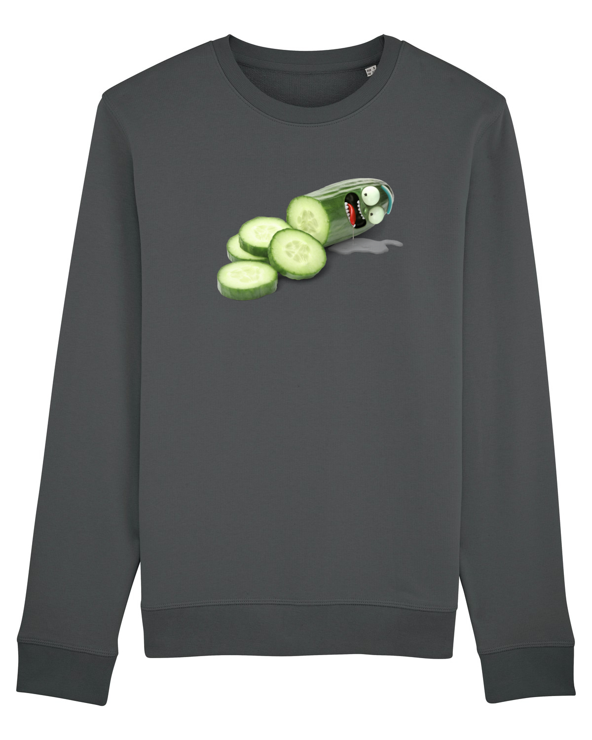 Bluză mânecă lungă Unisex Rise Anthracite