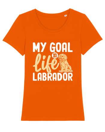 My Goal In Life Labrador Bright Orange