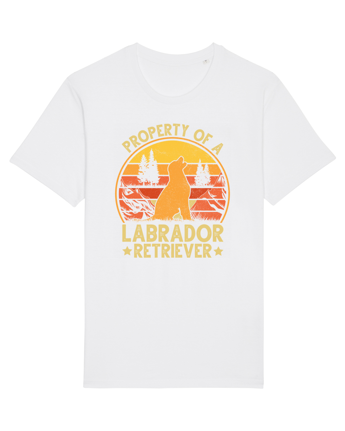 Tricou mânecă scurtă Unisex Rocker White