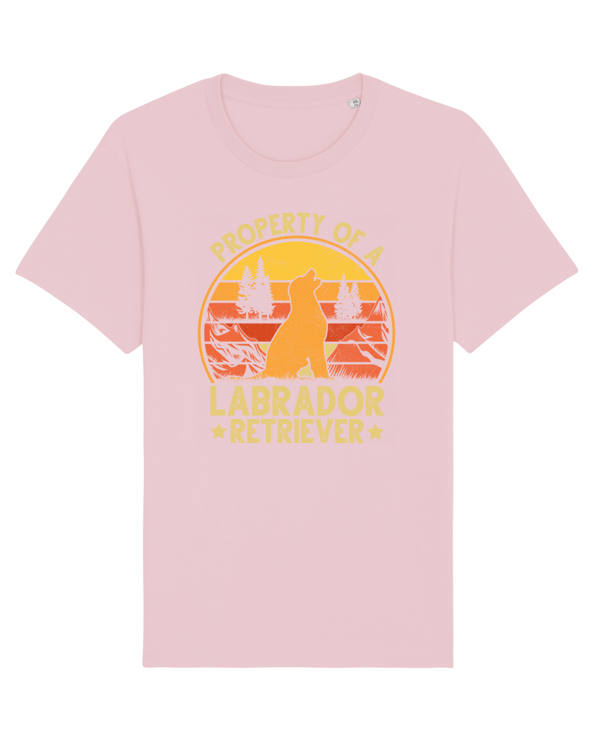 Tricou mânecă scurtă Unisex Rocker Cotton Pink