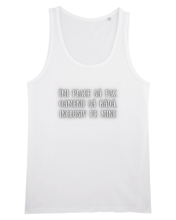 TRICOU - FAC OAMENII SĂ RÂDĂ White