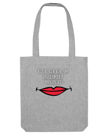 TRICOU - ZÂMBET MINUNAT Heather Grey