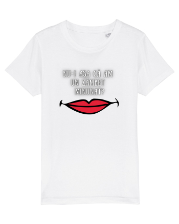 TRICOU - ZÂMBET MINUNAT White