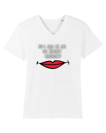 TRICOU - ZÂMBET MINUNAT White