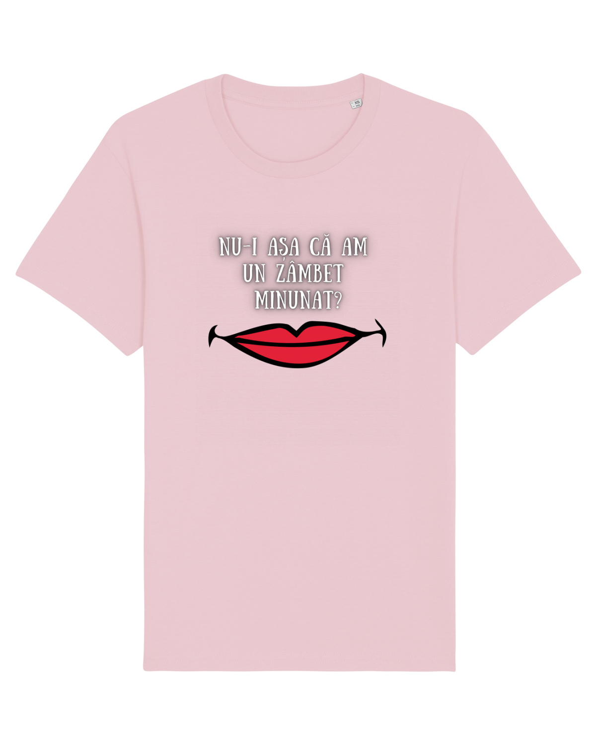 Tricou mânecă scurtă Unisex Rocker Cotton Pink