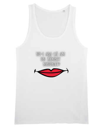 TRICOU - ZÂMBET MINUNAT White