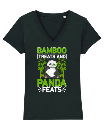 Bamboo treats and panda feats Black