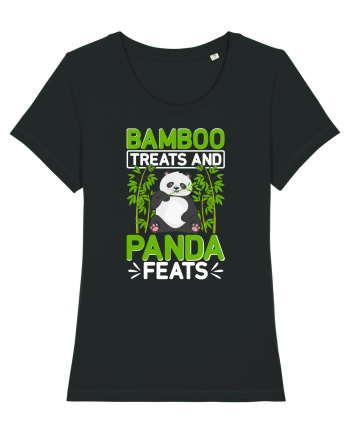 Bamboo treats and panda feats Black