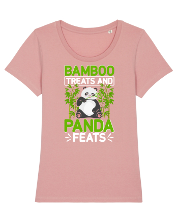 Bamboo treats and panda feats Canyon Pink