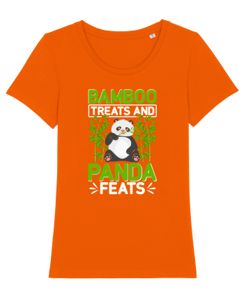 Bamboo treats and panda feats Bright Orange