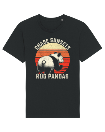 Chase Sunsets, Hug Pandas Black