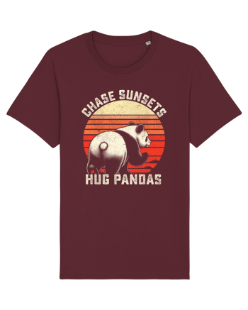 Chase Sunsets, Hug Pandas Burgundy