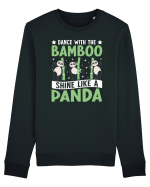 Dance with the Bamboo Shine Like a Panda Bluză mânecă lungă Unisex Rise