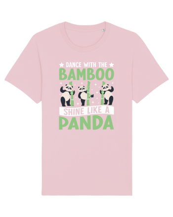 Dance with the Bamboo Shine Like a Panda Cotton Pink