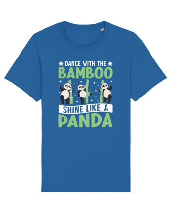 Dance with the Bamboo Shine Like a Panda Royal Blue