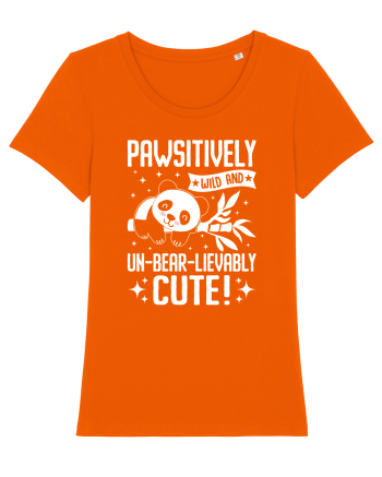 Pawsitively wild and un-bear-lievably cute! Bright Orange