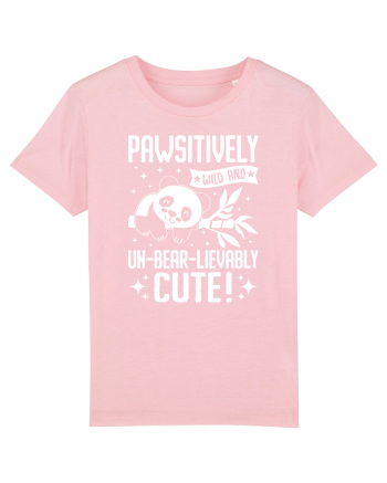 Pawsitively wild and un-bear-lievably cute! Cotton Pink
