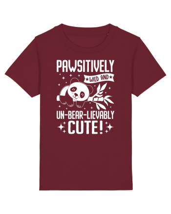 Pawsitively wild and un-bear-lievably cute! Burgundy
