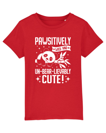 Pawsitively wild and un-bear-lievably cute! Red