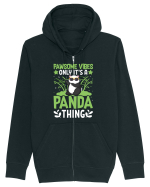 Pawsome vibes only it's a panda thing Hanorac cu fermoar Unisex Connector