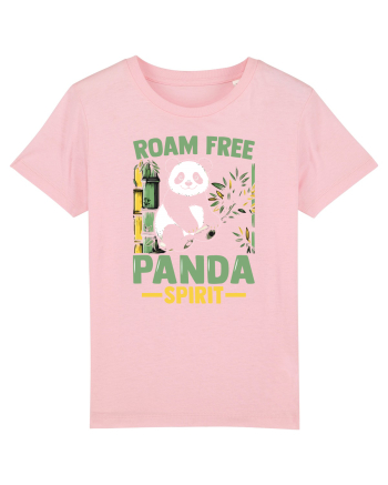 Roam free Panda spirit Cotton Pink