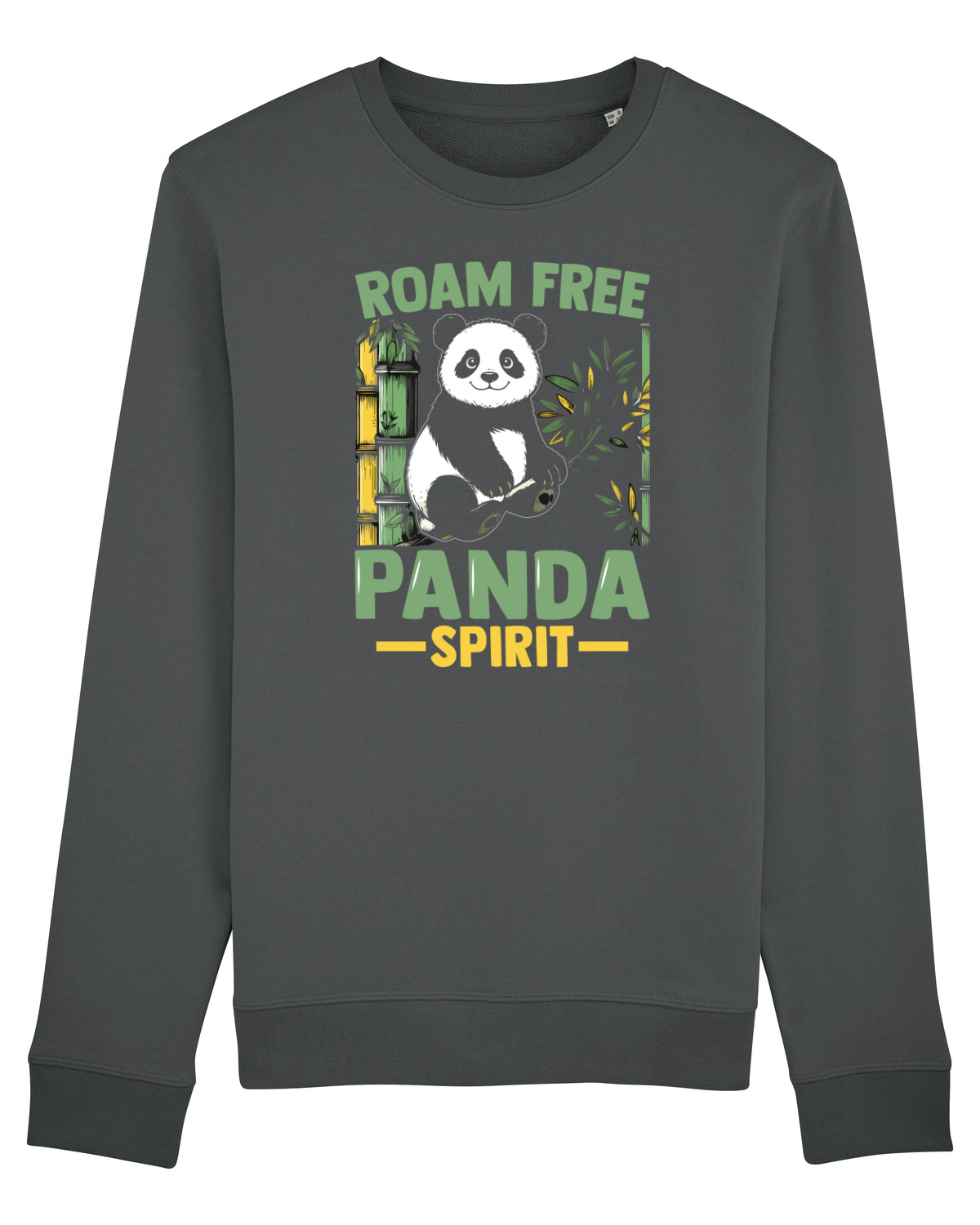 Bluză mânecă lungă Unisex Rise Anthracite