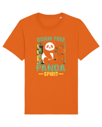 Roam free Panda spirit Bright Orange