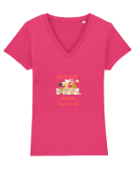 Girls Just Wanna Have Sun Tricou mânecă scurtă guler V Damă Evoker