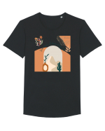 Slow Down Tricou mânecă scurtă guler larg Bărbat Skater