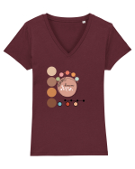 Dream Tricou mânecă scurtă guler V Damă Evoker