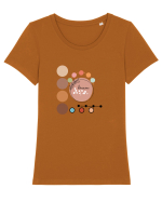 Dream Tricou mânecă scurtă guler larg fitted Damă Expresser
