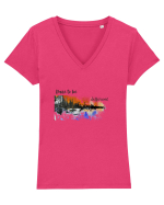 Dare To Be Different Tricou mânecă scurtă guler V Damă Evoker