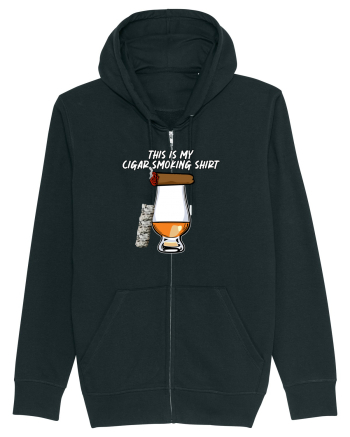 Cigar smoking shirt Black