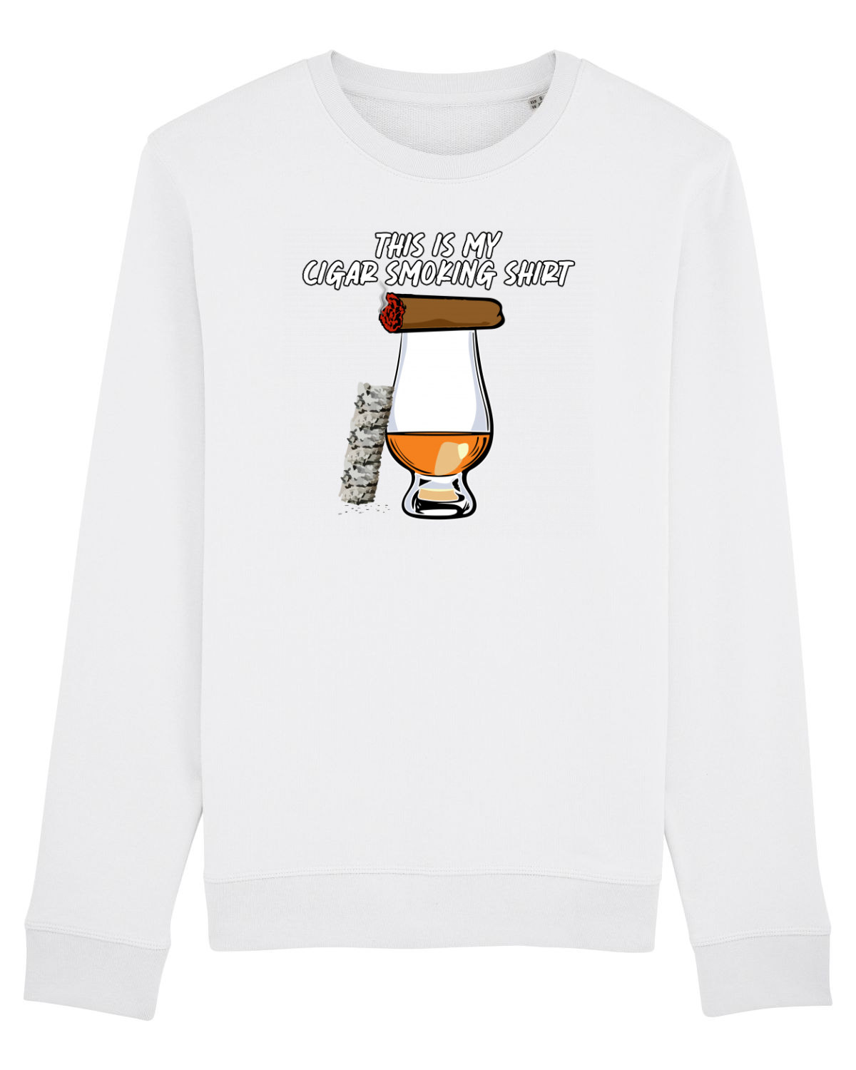 Bluză mânecă lungă Unisex Rise White