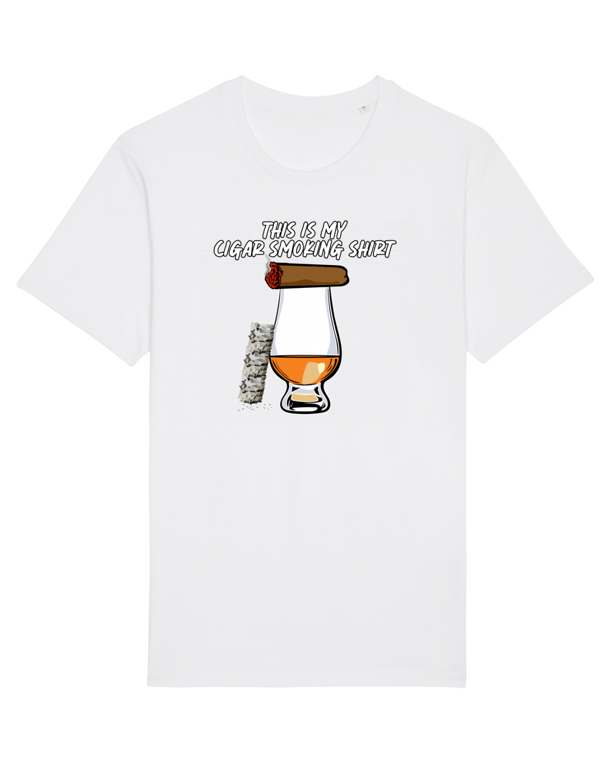 Tricou mânecă scurtă Unisex Rocker White