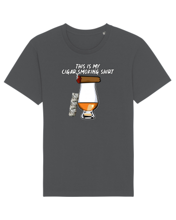 Cigar smoking shirt Anthracite