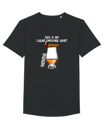 Cigar smoking shirt Black