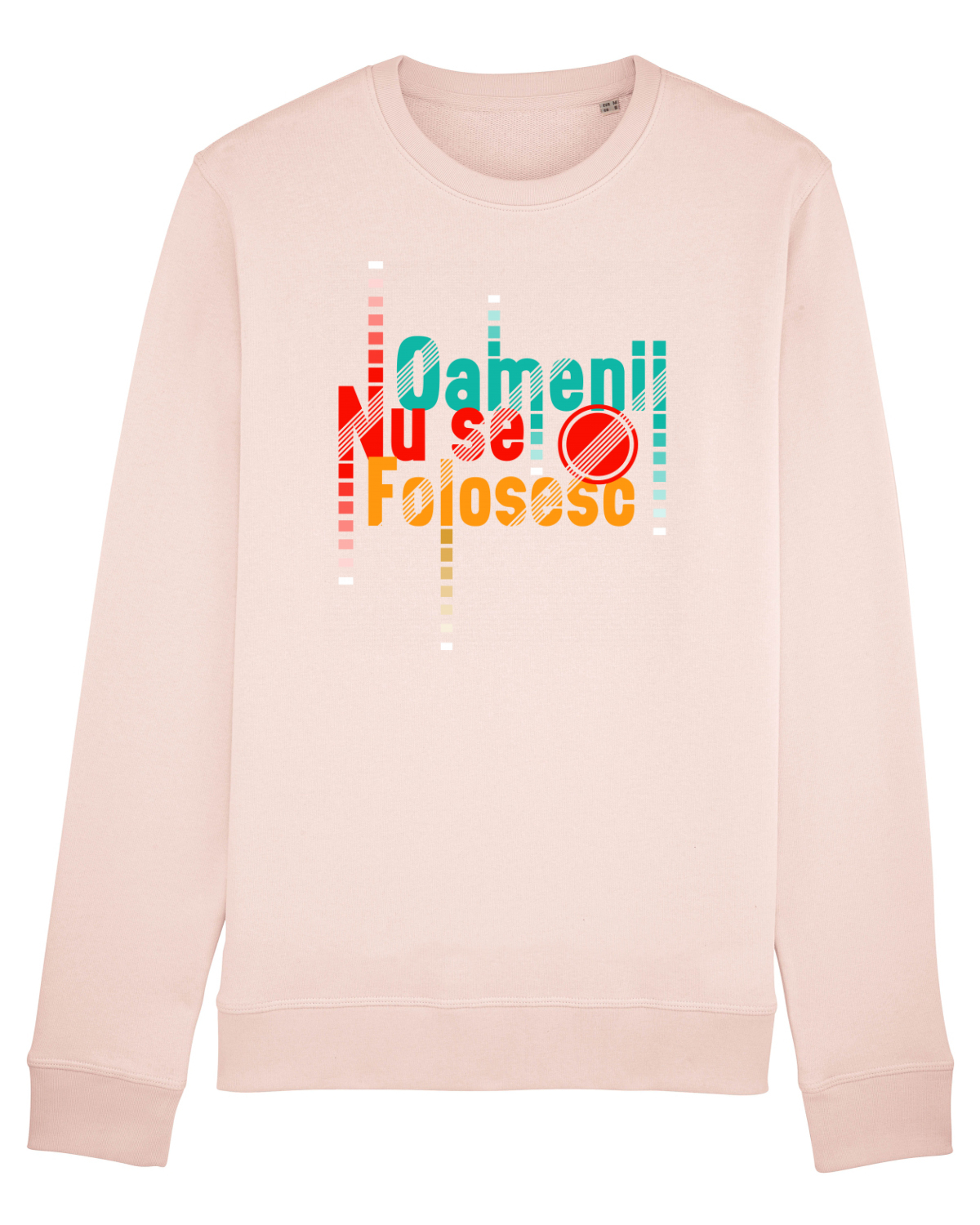 Bluză mânecă lungă Unisex Rise Candy Pink