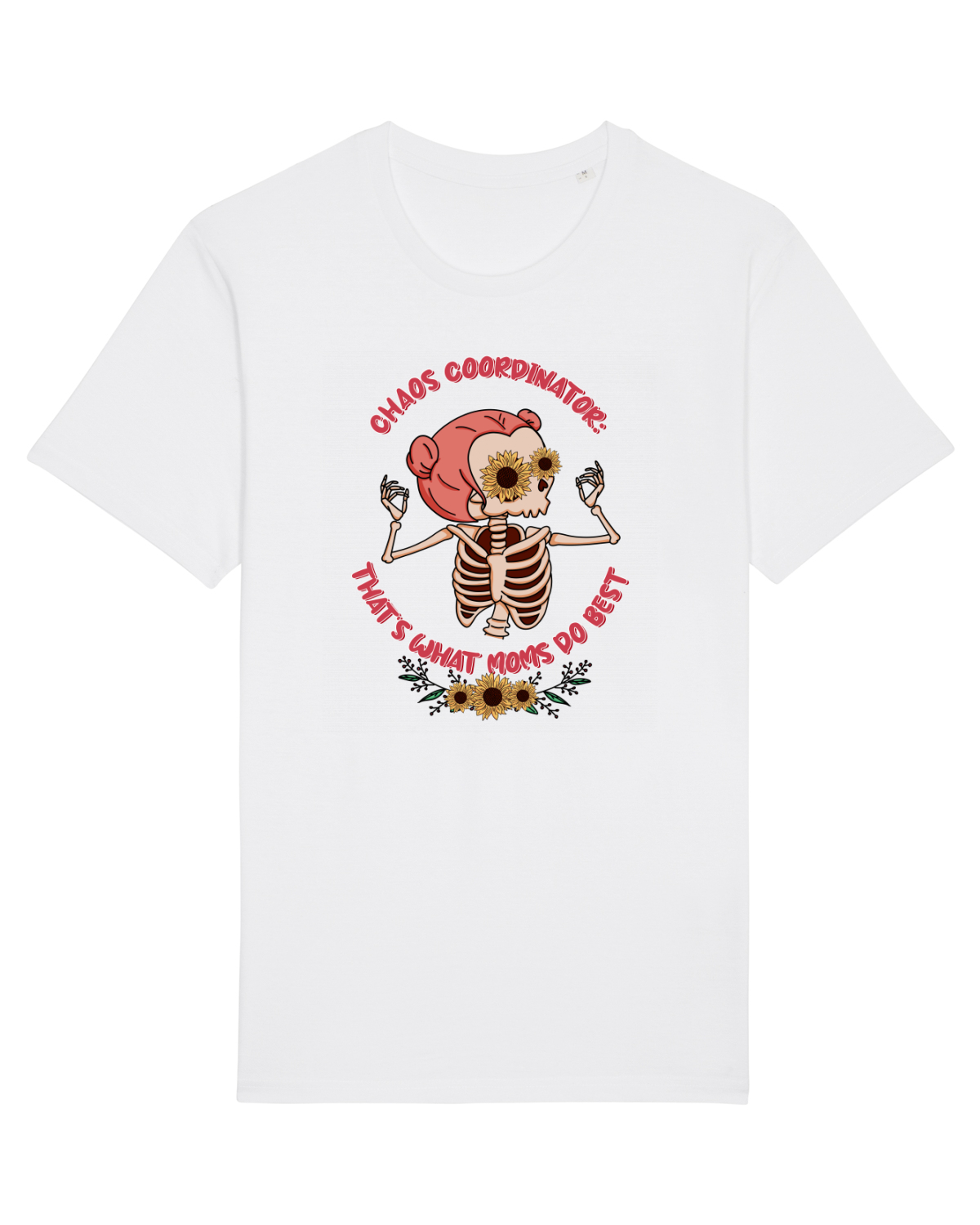 Tricou mânecă scurtă Unisex Rocker White
