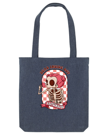 pentru mame moderne - Dead inside but caffeinated Midnight Blue
