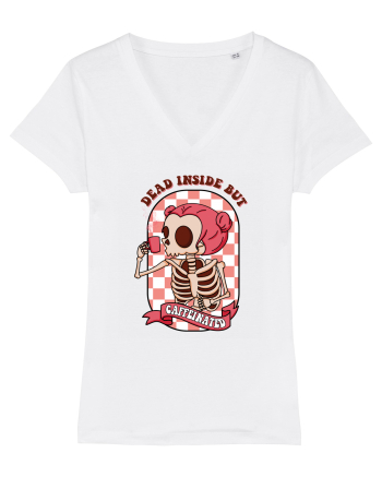 pentru mame moderne - Dead inside but caffeinated White