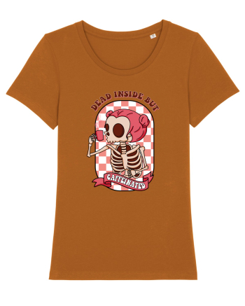 pentru mame moderne - Dead inside but caffeinated Roasted Orange