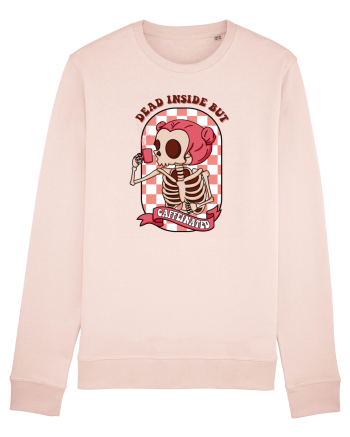 pentru mame moderne - Dead inside but caffeinated Candy Pink