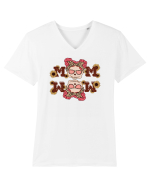 pentru mame moderne - Double mom Tricou mânecă scurtă guler V Bărbat Presenter
