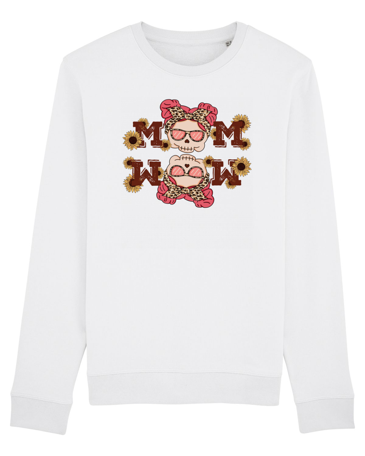Bluză mânecă lungă Unisex Rise White
