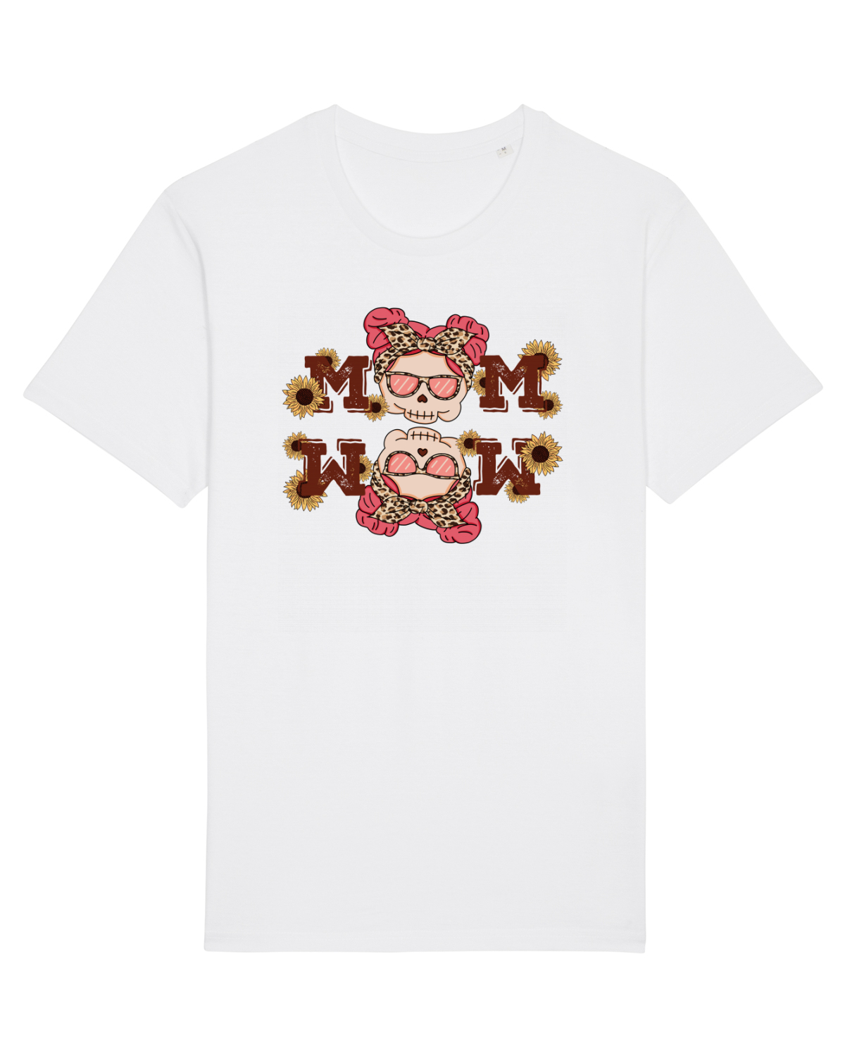 Tricou mânecă scurtă Unisex Rocker White