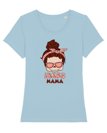 pentru mame moderne - Inked mama Sky Blue