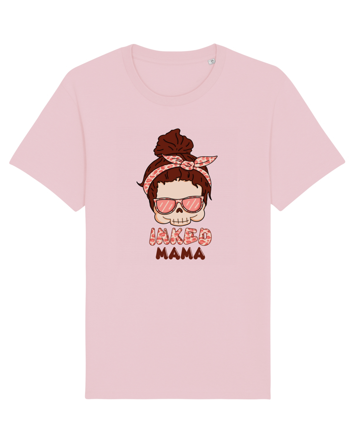 Tricou mânecă scurtă Unisex Rocker Cotton Pink